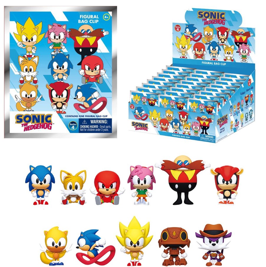 Sonic Series 4 Figural Bag Clip - Blind Bag