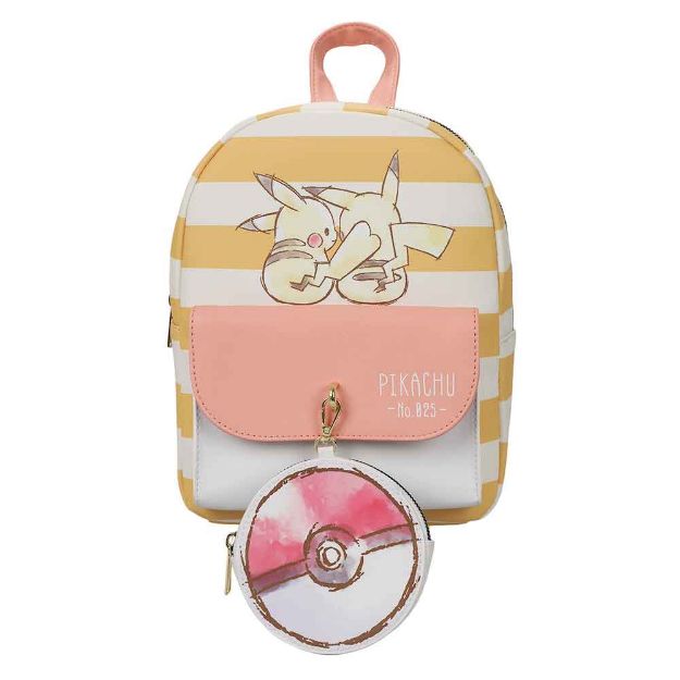 Pikachu & Pokeball Mini Backpack & Coin Purse