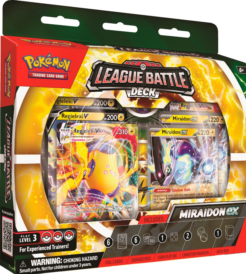 Pokemon Trading Card Game League Battle Deck Miraidon EX