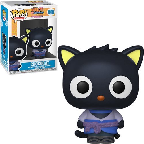 Sasuke as Chococat Figure Naruto X Hello Kitty Friends Funko Pop Animation 3.75 Inches Funko Pop 1018