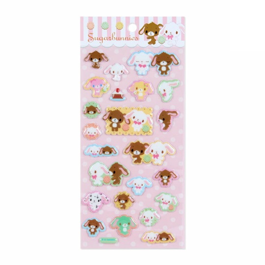 Sugarbunnies Sticker Sheet Memories of Sanrio Heisei Sanrio