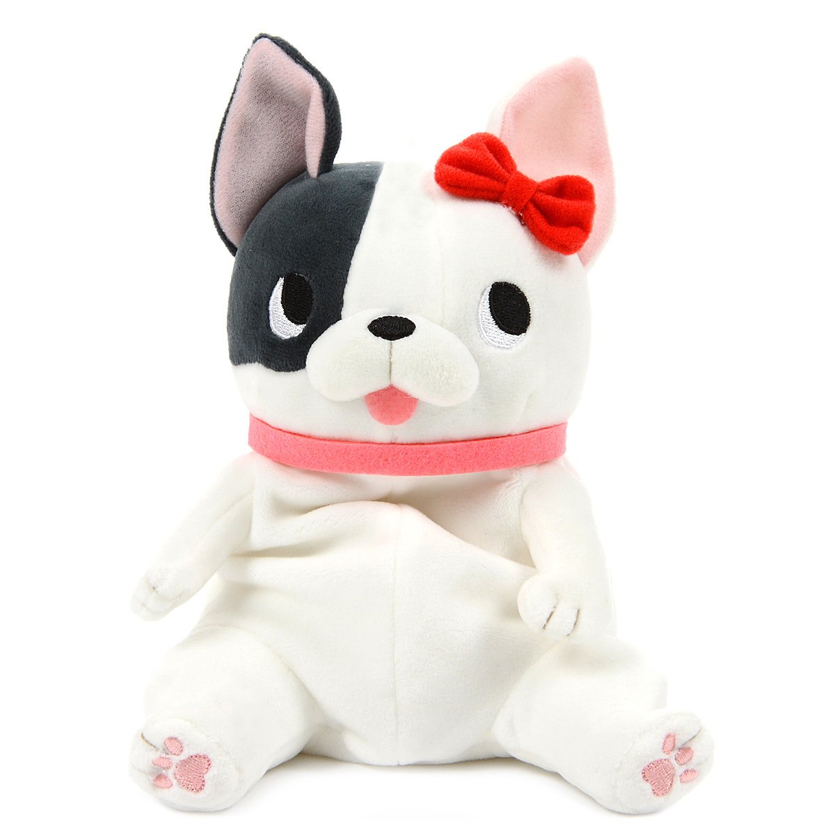 Plush Pug, Amuse, Buruburu Boo!, Britney, Black / White, 7 Inches