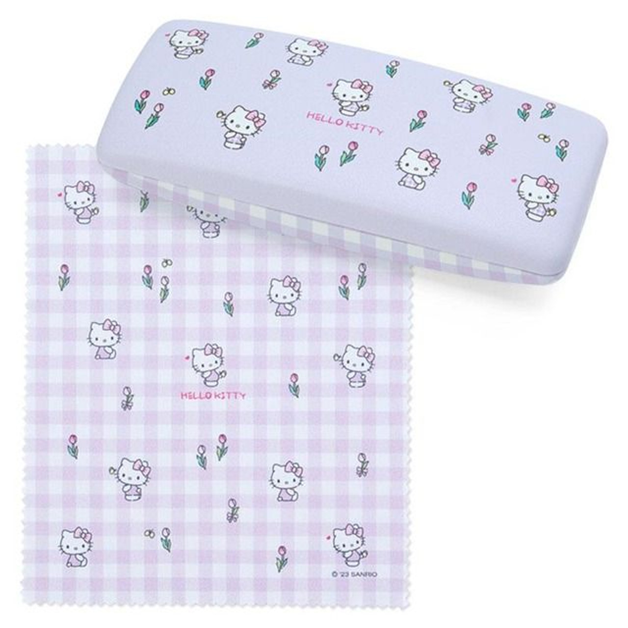 Hello Kitty Glasses Protector Case, Purple, Sanrio