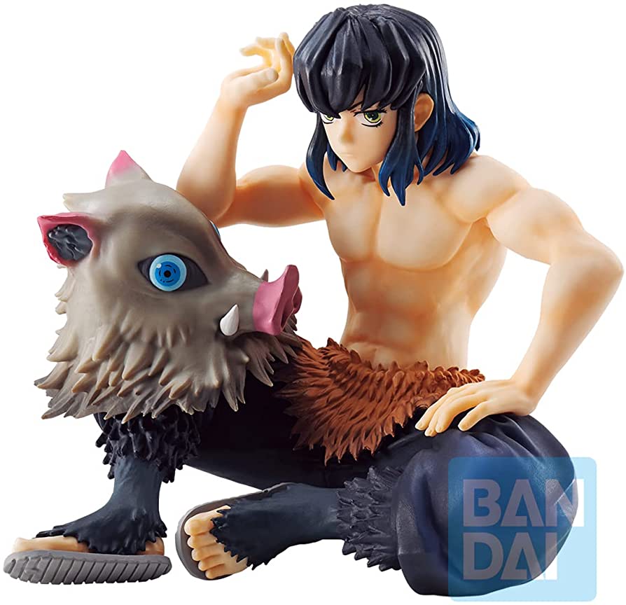 Inosuke Hashibira Figure, Ichibanso, Demon Slayer, Kimetsu no Yaiba, Banpresto, Bandai