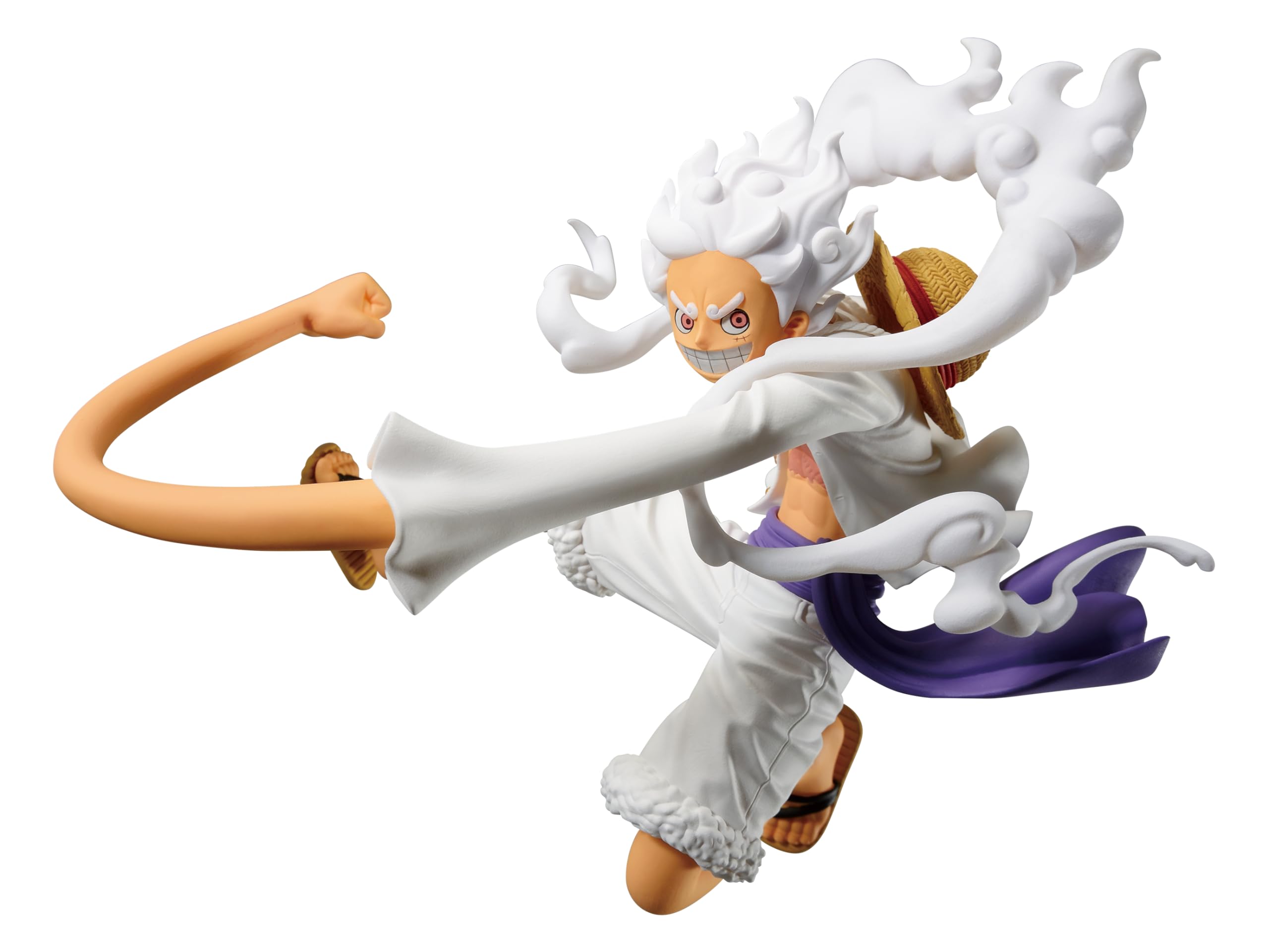 Monkey D. Luffy Figure, Gear 5, One Piece Battle Record Collection, Banpresto