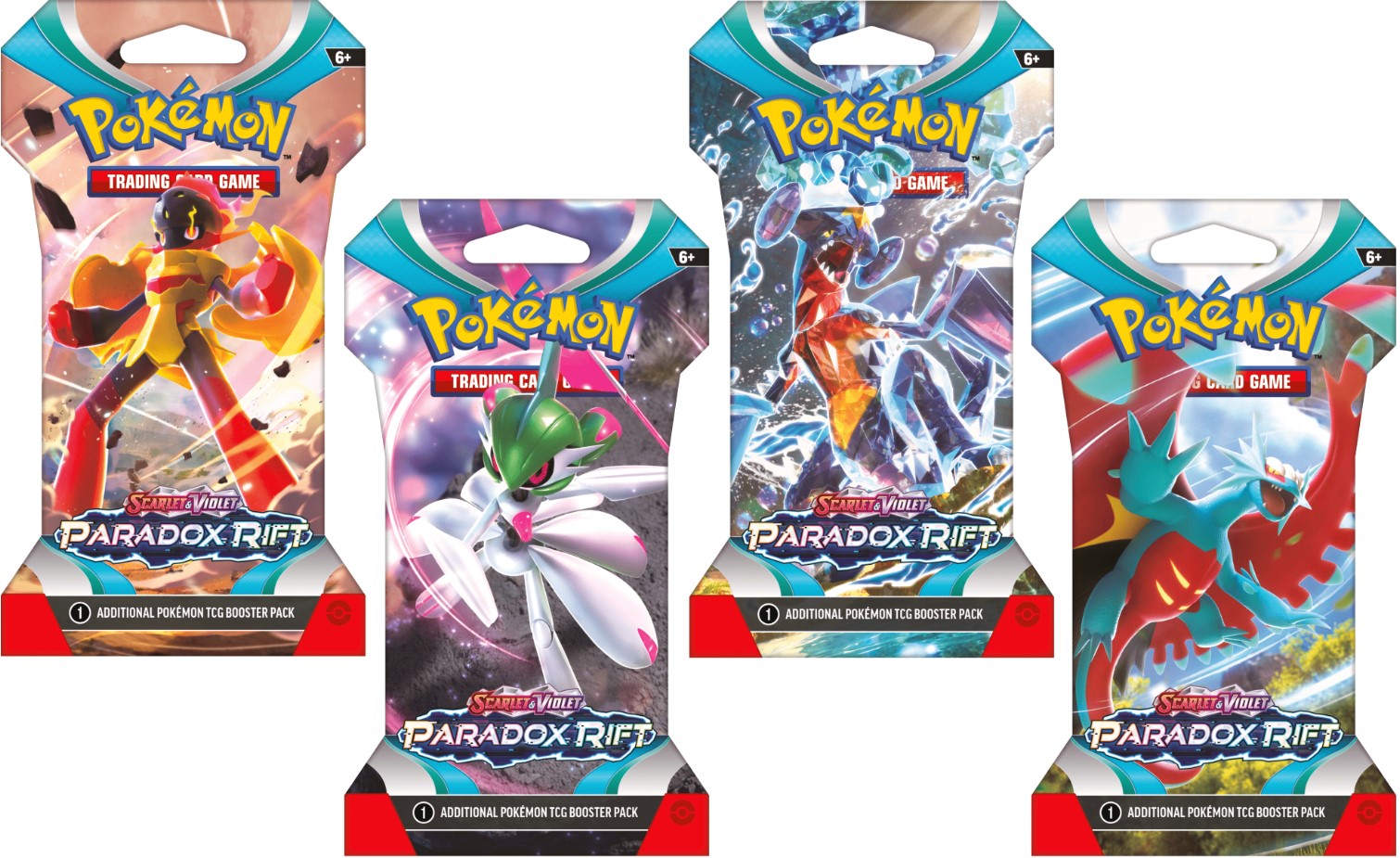 Pokemon Trading Card Game Pokemon Scarlet & Violet Paradox Rift - 1 Sleeved Booster Pack