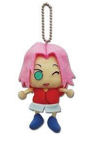 Sakura Plush Keychain Naruto 3 Inches