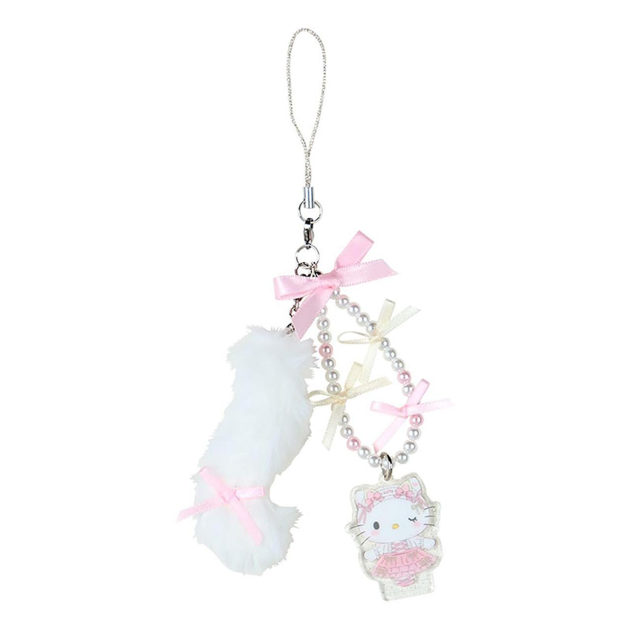 Sanrio Hello Kitty Strap, Phone Charm - White Cat Ballerina