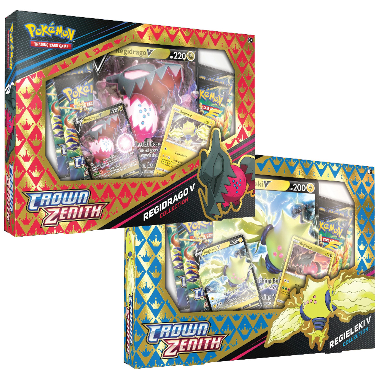 Pokemon Crown Zenith - Regieleki V & Regidrago V- TCG