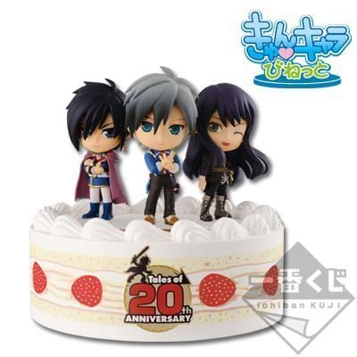 Tales of 20th Anniversary Ichiban Kuji B Prize Memorial Cake Figures Banpresto