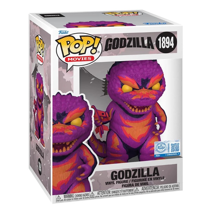 Godzilla Figure Retro Futurism Premium Funko Pop 1894 - Original