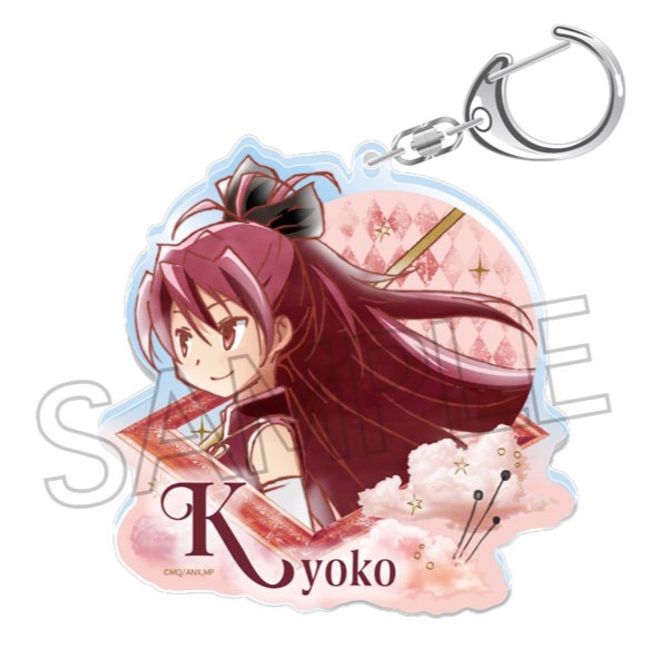 Kyoko Sakura Acrylic Keychain Vintage Series AK Vol. 2 Madoka Magica