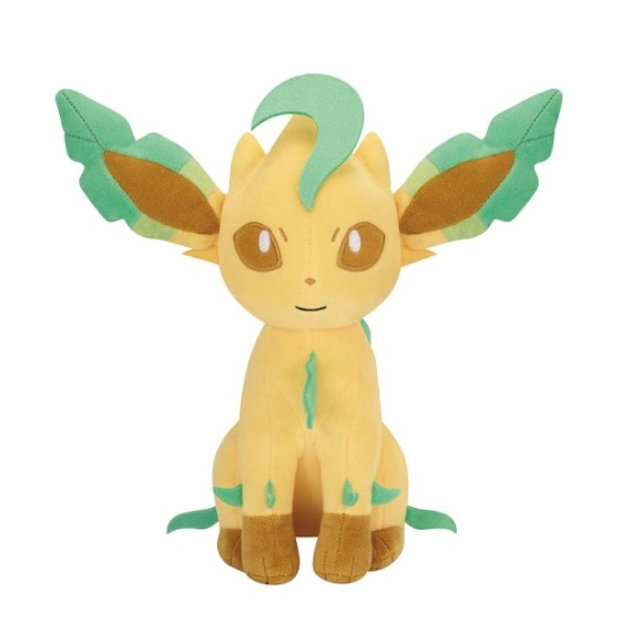 Leafeon Plush Doll, 9 Inches, Pokemon, Banpresto