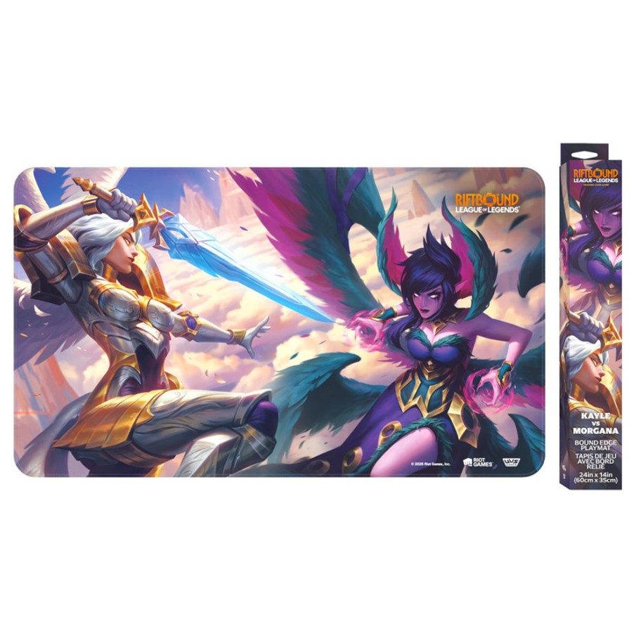 League of Legends Riftbound Vendetta Playmat - Kayle vs Morgana