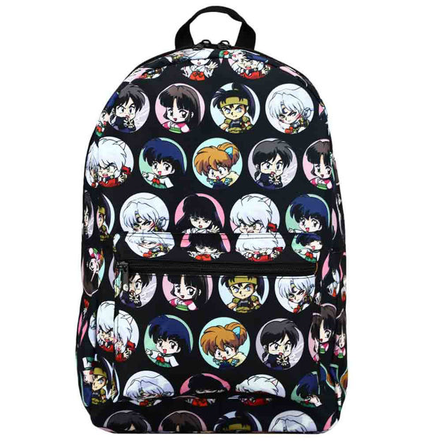 Inuyasha Chibi Characters Print Backpack