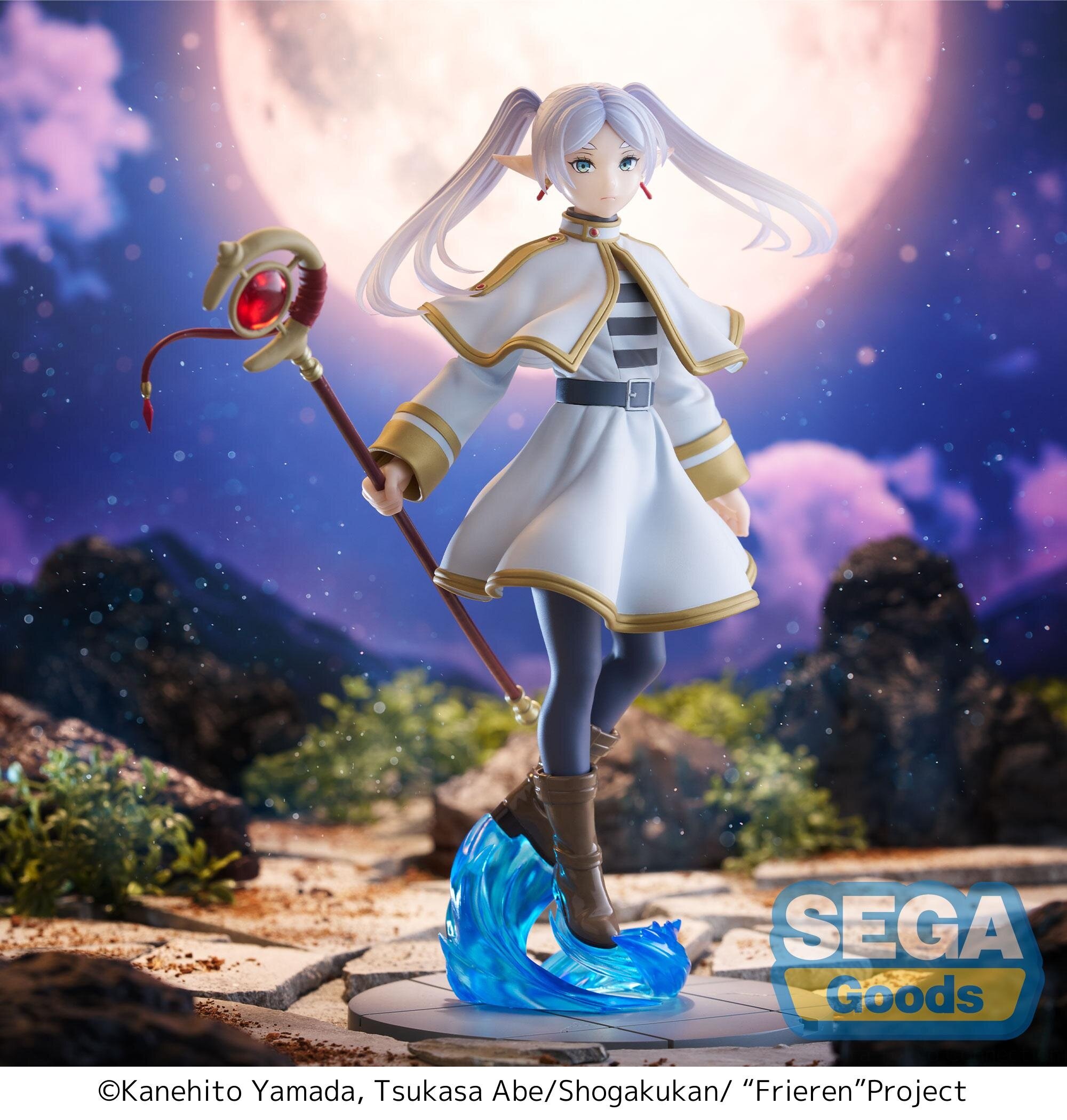 Frieren Figure with staff, Luminasta, Frieren: Beyond Journeys End, Sega