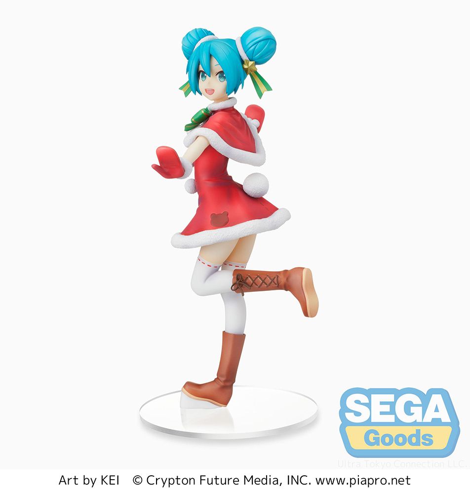 Hatsune Miku Figure, Christmas 2021, Super Premium Figure, SPM, Vocaloid, Sega