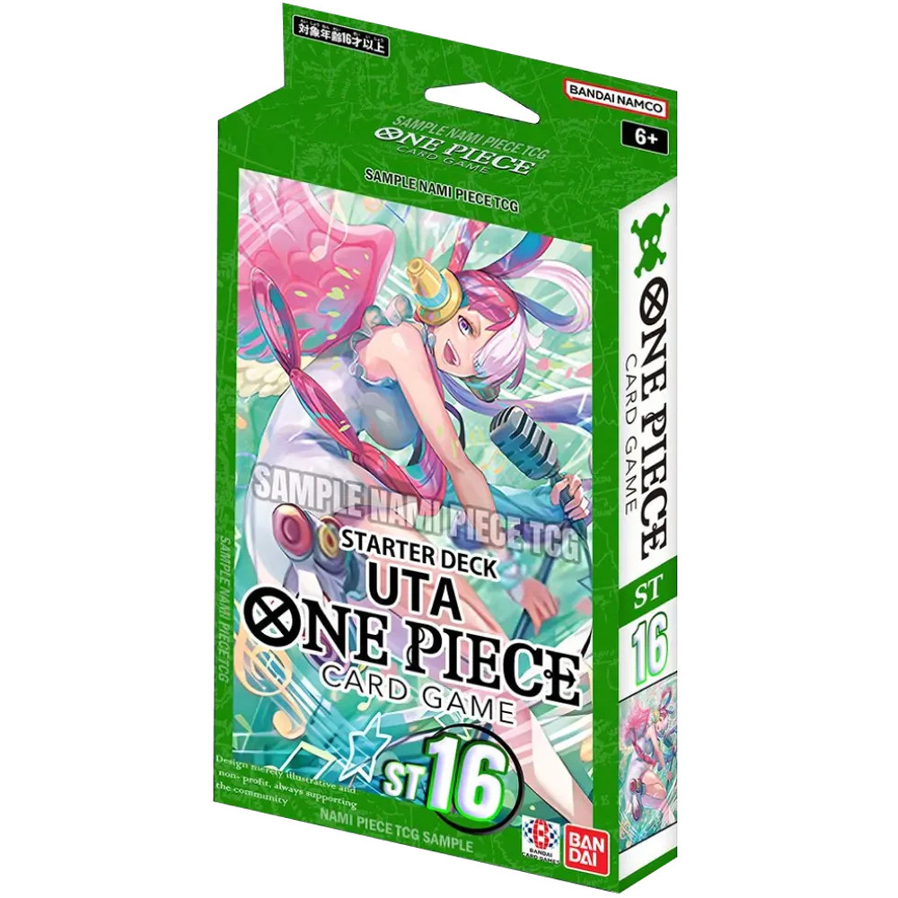 One Piece Trading Cards Bandai Green Uta Starter Deck - English One Piece Trading Cards Bandai Green Uta Starter Deck - English