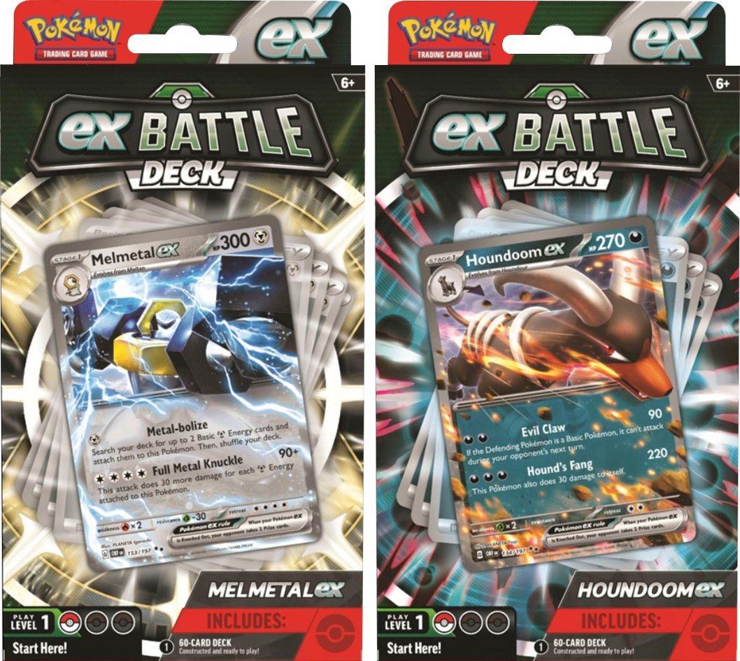 Pokemon Trading Card Game Melmetal EX & Houndoom EX