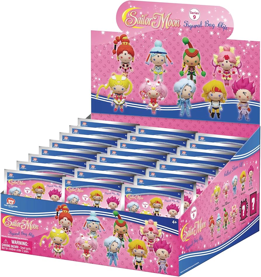 Sailor Moon Series 9, 3D Figural Bag Clip - Random Pick