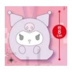 Kuromi, Character Ghost Mascot Plush Doll, Keychain Size, 3 Inches, Sanrio