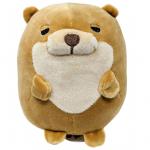 Otter Plush Doll Toy Tachippa!! Standing Super Soft Stuffed Animal Kawauso Light Brown 5 Inches
