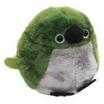 Warbling White-Eye Plush Doll, Cute Birds Collection, Stuffed Animal Toy, Green, 4 Inches